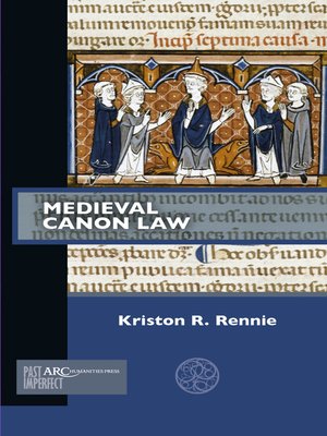 cover image of Medieval Canon Law